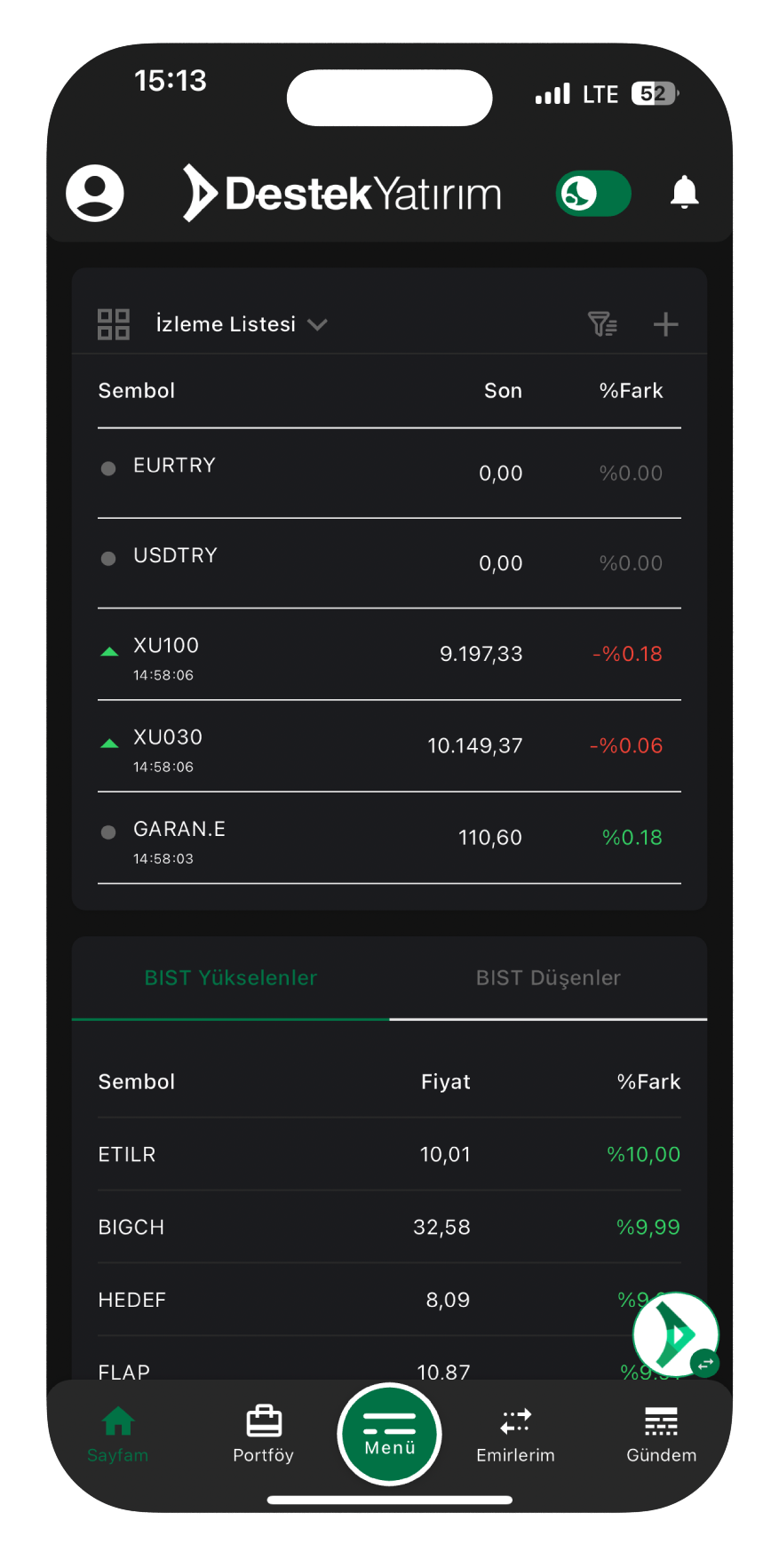 Gerçek Zamanlı Veri Takibi