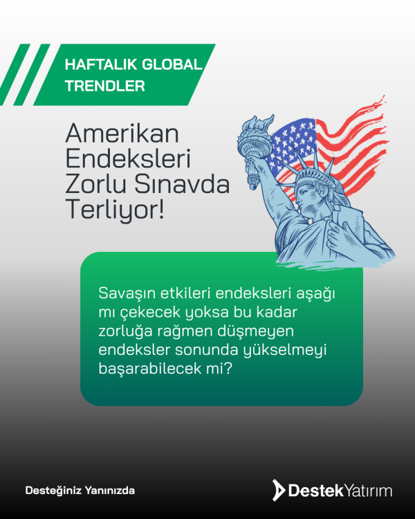 Amerikan Endeksleri Zorlu Sınavda Terliyor!