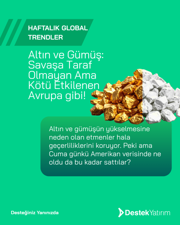 Altın ve Gümüş, Savaşa Taraf Olmayan ama En Kötü Etkilenen Avrupa gibi! 